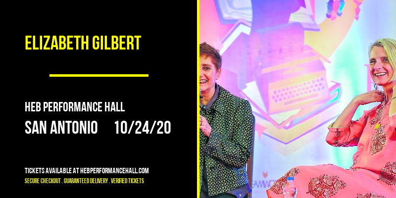 Elizabeth Gilbert at HEB Performance Hall
