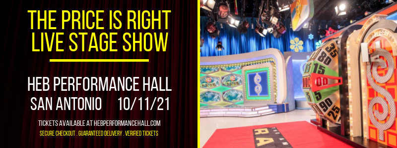 The Price Is Right - Live Stage Show at HEB Performance Hall tickets The Price Is Right - Live Stage Show at HEB Performance Hall