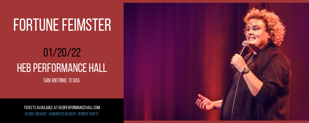 Fortune Feimster at HEB Performance Hall tickets Fortune Feimster at HEB Performance Hall