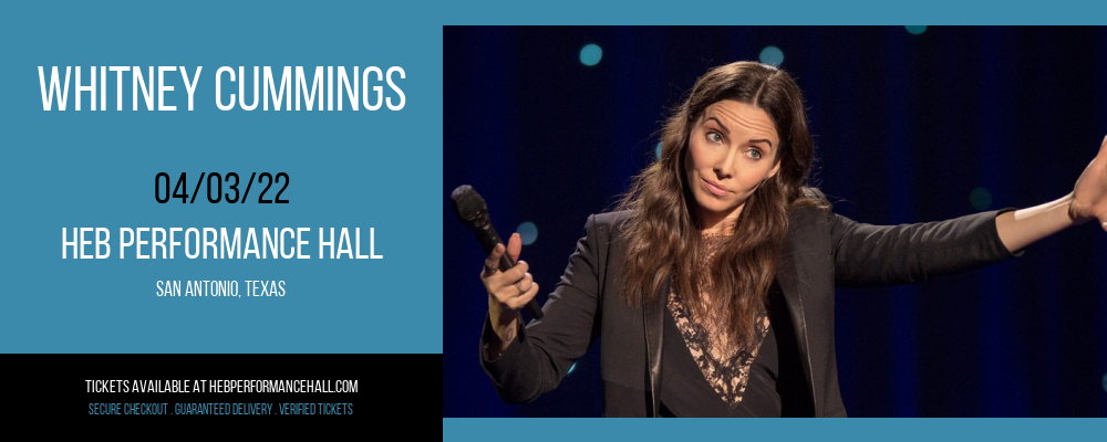 Whitney Cummings at HEB Performance Hall tickets Whitney Cummings at HEB Performance Hall