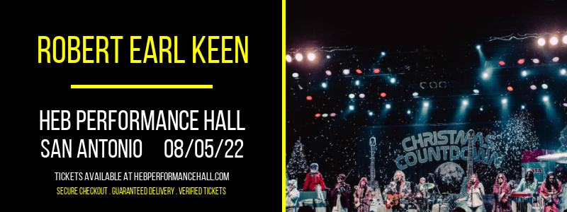 Robert Earl Keen at HEB Performance Hall tickets Robert Earl Keen at HEB Performance Hall
