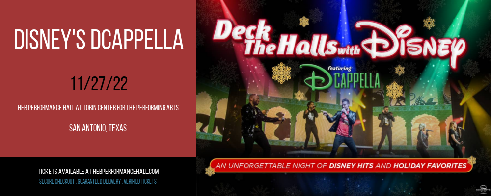 Disney's DCappella [CANCELLED] at HEB Performance Hall