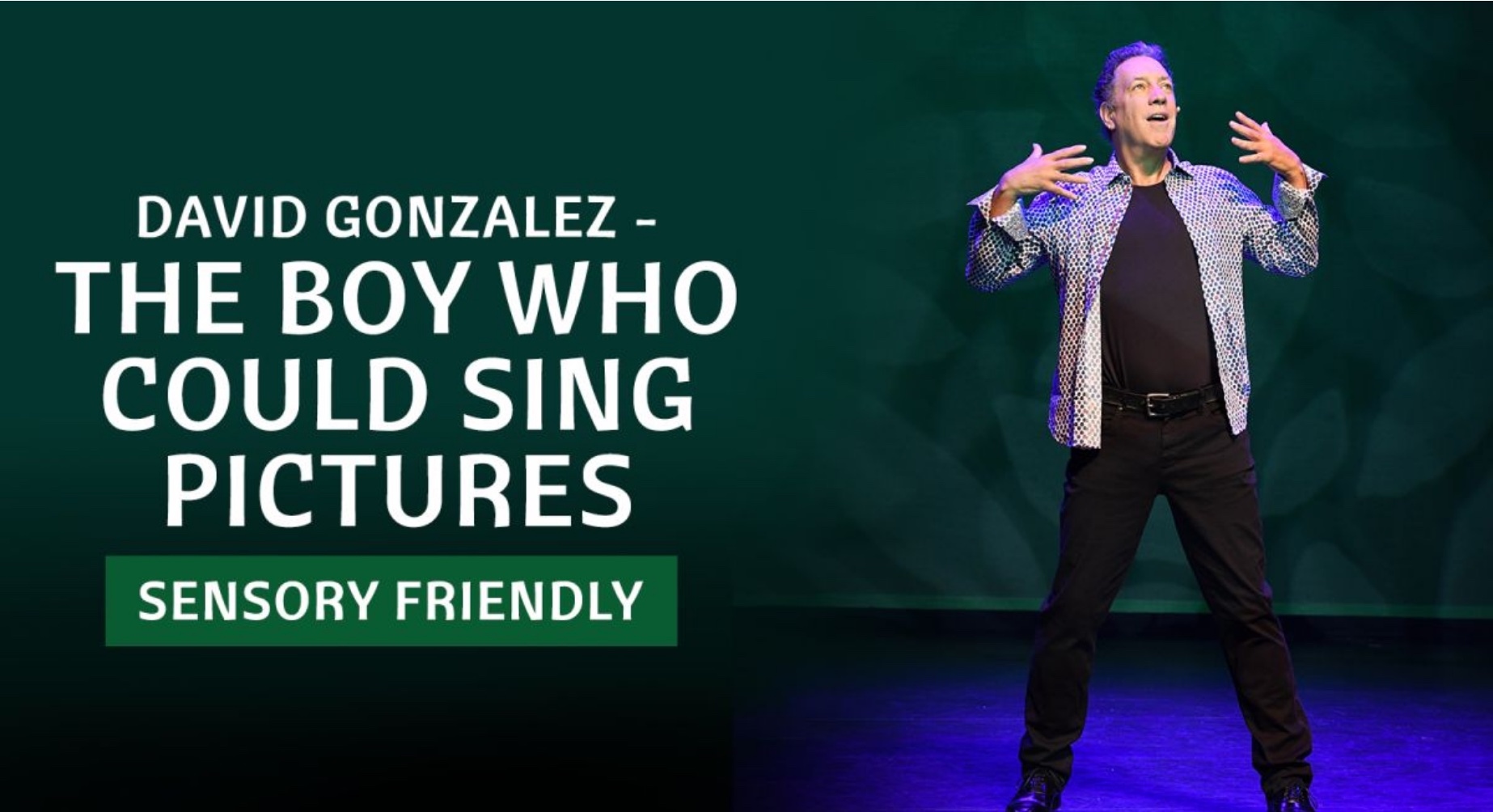 David Gonzalez: The Boy Who Could Sing Pictures - Sensory-Friendly Performance at HEB Performance Hall