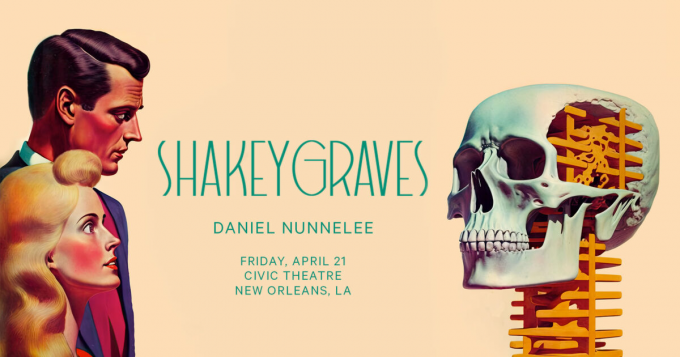 Shakey Graves & Daniel Nunnelee at HEB Performance Hall