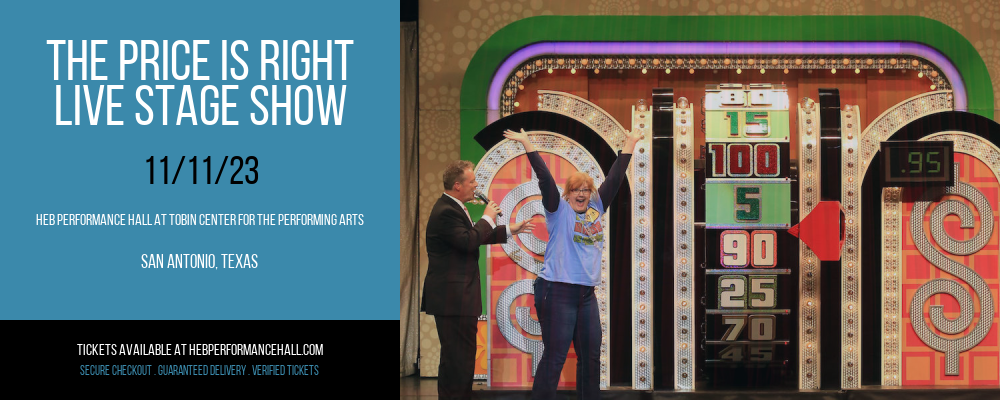The Price Is Right - Live Stage Show at HEB Performance Hall At Tobin Center for the Performing Arts