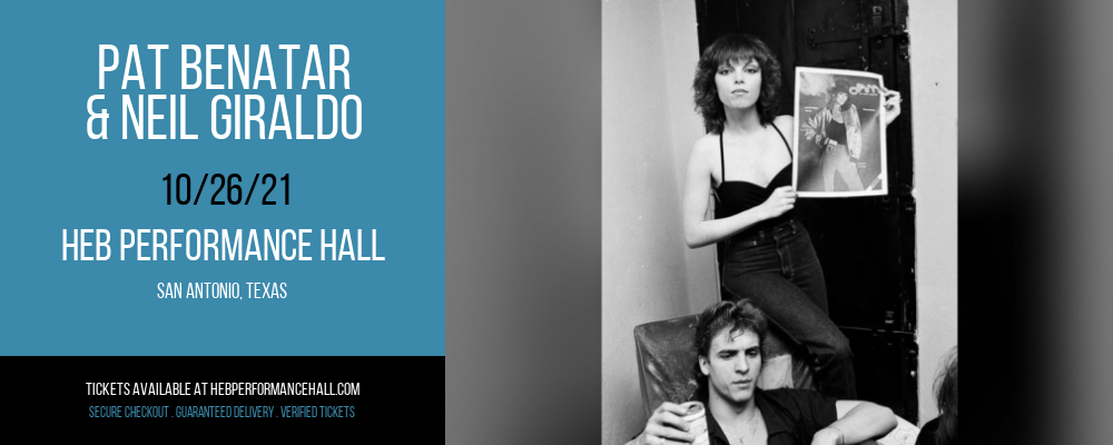Pat Benatar & Neil Giraldo at HEB Performance Hall tickets Pat Benatar & Neil Giraldo at HEB Performance Hall