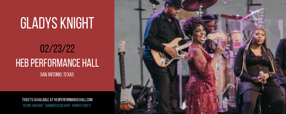 Gladys Knight at HEB Performance Hall tickets Gladys Knight at HEB Performance Hall