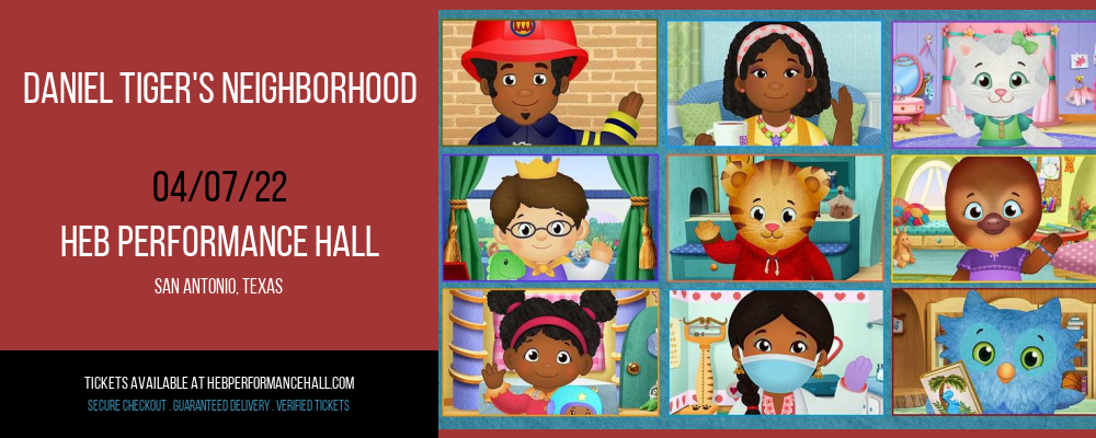 Daniel Tiger's Neighborhood at HEB Performance Hall tickets Daniel Tiger's Neighborhood at HEB Performance Hall