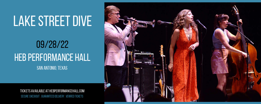 Lake Street Dive at HEB Performance Hall tickets Lake Street Dive at HEB Performance Hall