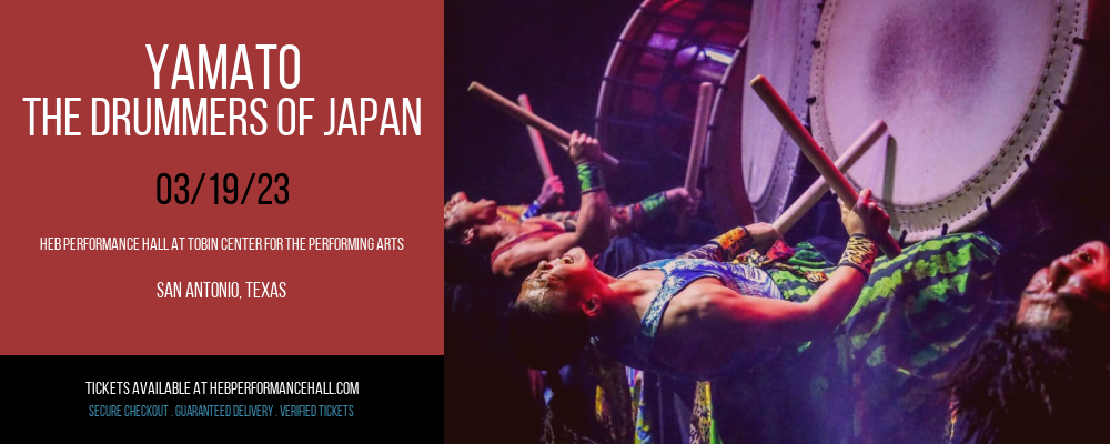 Yamato - The Drummers Of Japan at HEB Performance Hall tickets Yamato - The Drummers Of Japan at HEB Performance Hall