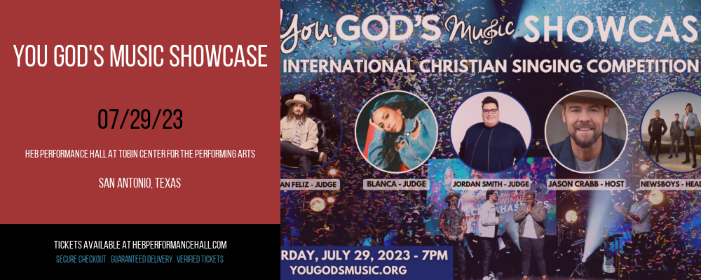 You God's Music Showcase at HEB Performance Hall tickets You God's Music Showcase at HEB Performance Hall