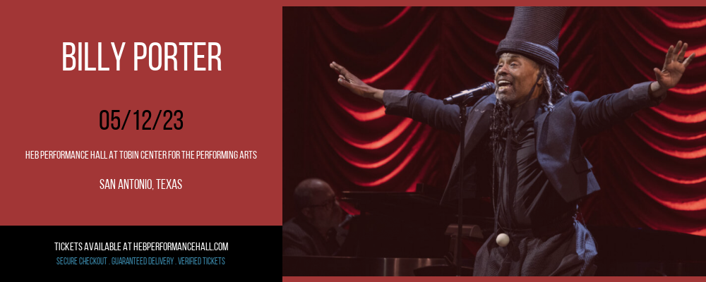 Billy Porter at HEB Performance Hall tickets Billy Porter at HEB Performance Hall