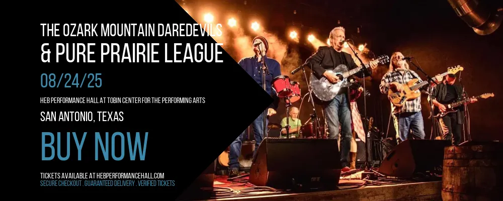 The Ozark Mountain Daredevils & Pure Prairie League at HEB Performance Hall At Tobin Center for the Performing Arts