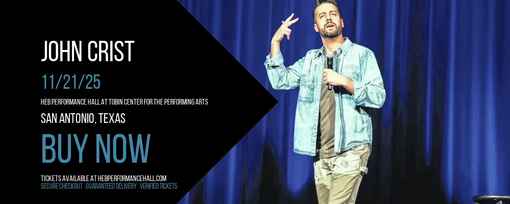 John Crist at HEB Performance Hall At Tobin Center for the Performing Arts
