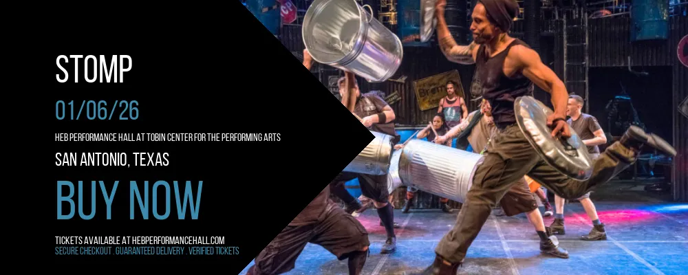 Stomp at HEB Performance Hall At Tobin Center for the Performing Arts