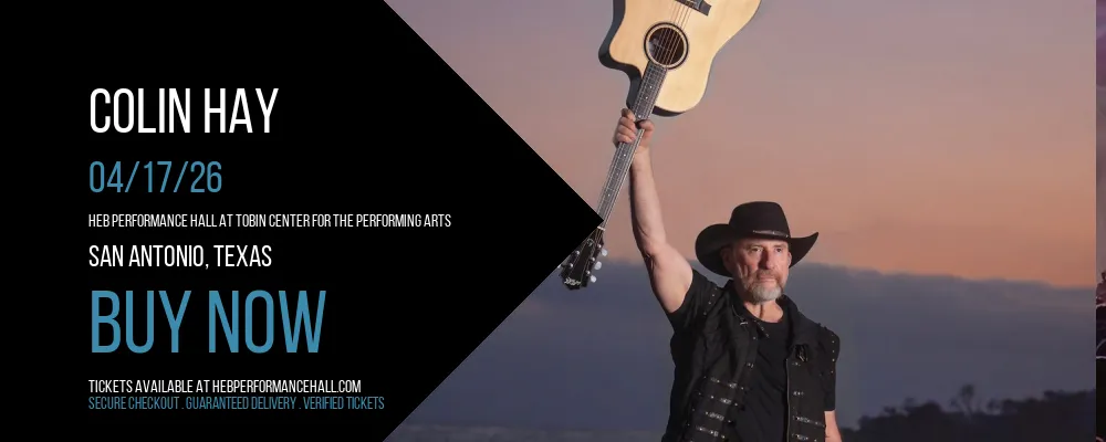 Colin Hay at HEB Performance Hall At Tobin Center for the Performing Arts